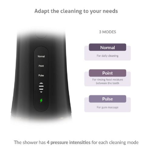 Električni zubni irigator TrueLife Compact L100 crni