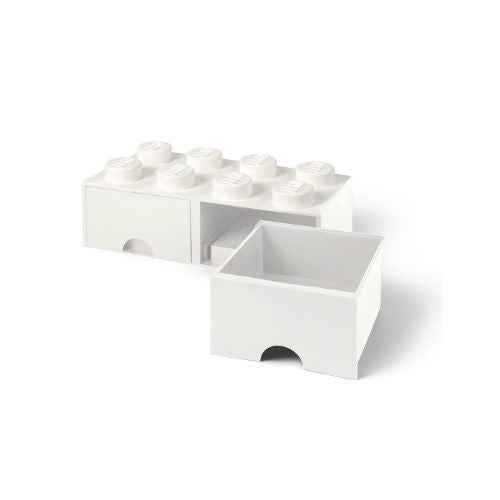 Lego®: Kutija za pohranu s blokom 8 - Bijela (40061735)