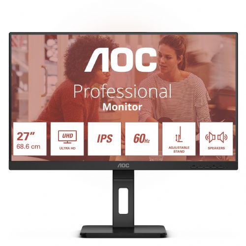 Monitor U27E3UF 68,6 cm (27"), 3840 x 2160 (4K UHD), IPS, 350cd/m2, 4ms, ESSENTIAL-LINE