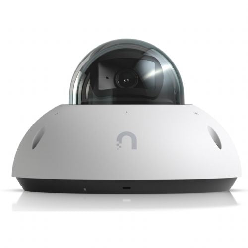Varnostna kamera Ubiquiti UniFi G6 Dome bela, 8 MP, IP66, IR nočni vid 30 m, PoE, prepoznavanje registrske tablice