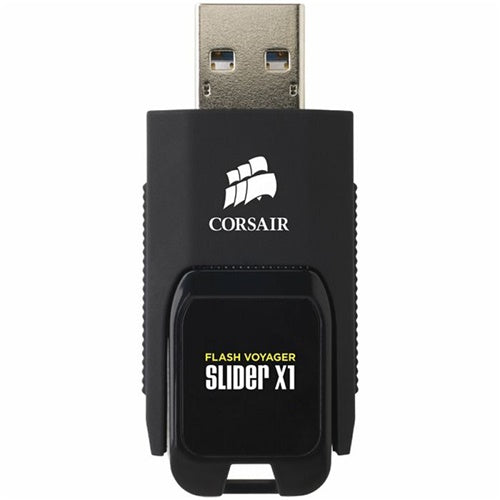 USB ključ Corsair Voyager Slider X1 256 GB, USB-A 3.2, črna