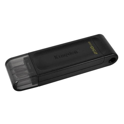 USB ključ Kingston DataTraveler 70 256 GB (USB-C 3.2 (5 Gbit/s), črna
