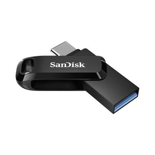 USB ključ SanDisk Ultra Dual Drive Go 256 GB, USB-A 3.2, USB-C 3.2, črna