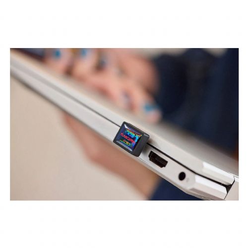 USB 256GB SanDisk Extreme Fit 256 GB, USB-C 3.2, do 400 MB/s, črn, kompatibilen z iOS/Windows/MacOS