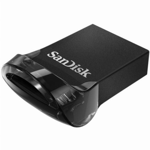 USB 256GB SanDisk Ultra Fit 256 GB črn USB-A 3.2 Gen 1, hitrost branja do 130 MB/s, kapa