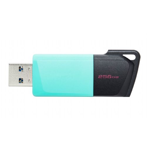 USB disk Kingston 256GB DT Exodia M, 3.2 Gen1, črno zelen, drsni priključek DTXM/256GB