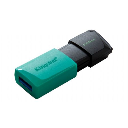 USB disk Kingston 256GB DT Exodia M, 3.2 Gen1, črno zelen, drsni priključek DTXM/256GB