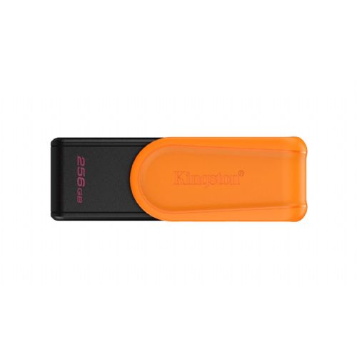 USB disk Kingston 256GB DT Exodia S, 3.2 Gen1, črn/oranžen, z vrtljivim pokrovčkom DTXS/256GB
