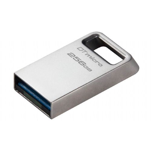 USB DISK KINGSTON 256GB DT Micro, 3.1, srebrn, kovinski, micro format, 3.2, srebrn, kovinski,*NWW DTMC3G2/256GB
