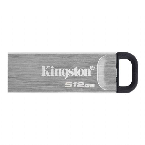 USB disk Kingston 512GB DT Kyson, 3.2 Gen1, 200/60MB/s, kovinski, brez pokrovčka DTKN/512GB