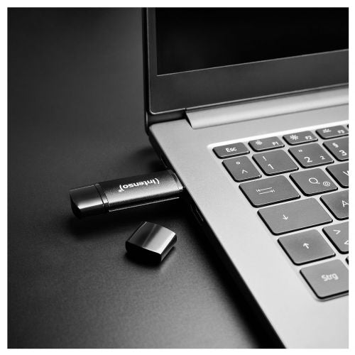 USB ključek Intenso Flex Line 256 GB (črn, USB-C in USB-A)