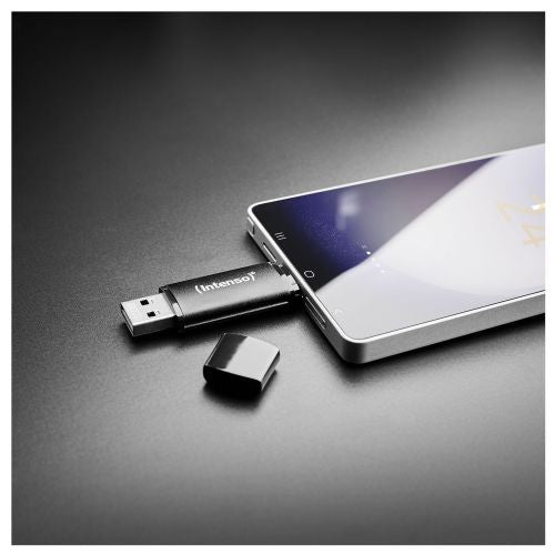 USB ključek Intenso Flex Line 256 GB (črn, USB-C in USB-A)