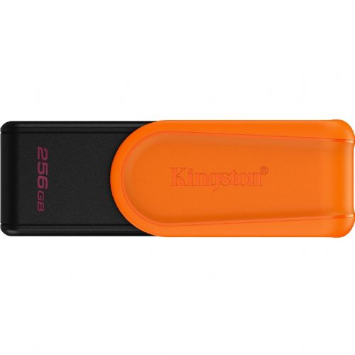Kingston DataTraveler Exodia S USB flash pogon od 256 GB (crno/narančasti, USB-A 3.2 Gen 1)