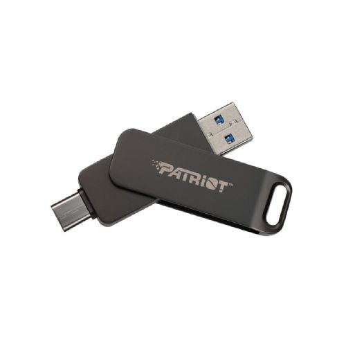 USB ključek Patriot Rage R550 1TB, USB-A in USB-C 3.2, črna