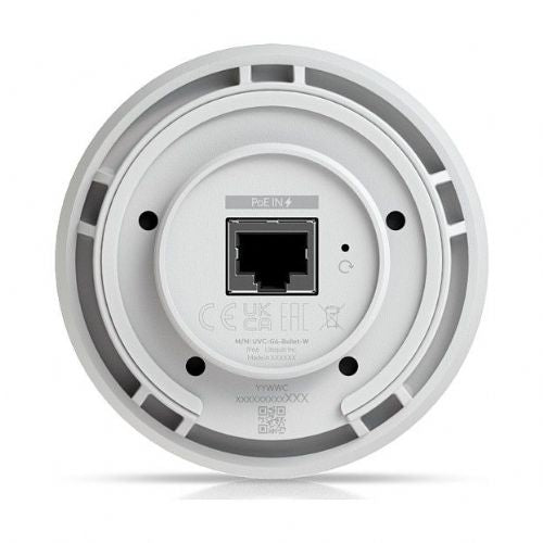 Varnostna kamera Ubiquiti G6 Bullet bela, 4K ločljivost, PoE, zaznavanje oseb in vozil, IP66