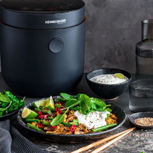 Večnamenski kuhalnik Rommelsbacher Multi-Reiskocher MRK 500 Risa, 500 W, 2 litra, grafitna