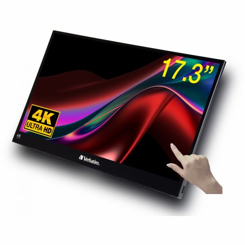 Verbatim PMT-17 4K prijenosni monitor s dodirnim zaslonom 17,3" 4K UHD