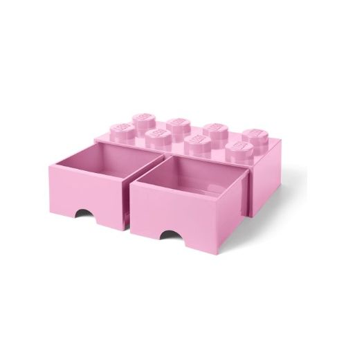 Lego®: Škatla za shranjevanje z gradnikom 8 - Roza (40061738)