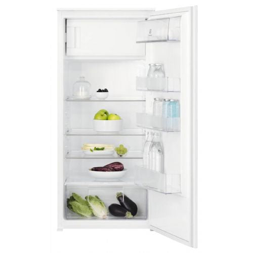 Vgradni hladilnik z zamrzovalnikom Electrolux LFB3AE12S, 122,5 cm, prostornina 174 + 14 L energijski razred E, bele barve