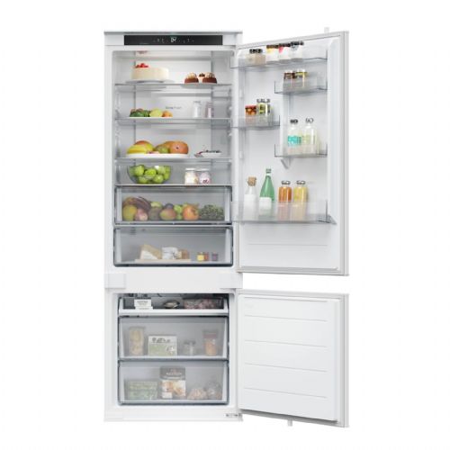 Vgradni kombiniran hladilnik Candy CNBQT3719EW, 193,5 cm, 382 l (281 + 101 l), No Frost, energijski razred E