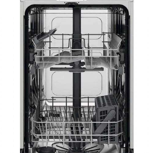 Vgradni pomivalni stroj Electrolux EEA12100L, 45 cm, Air Dry, 9 pogrinjkov, razred F, bel