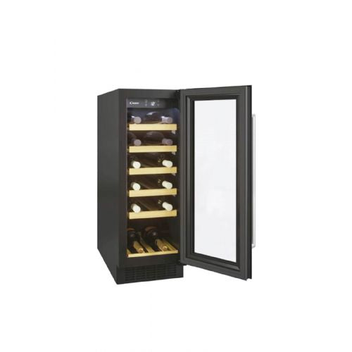 Vgradna vinska vitrina Candy CCVB 30/1, za 19 steklenic, 29,5 x 81,3 x 56,2 cm