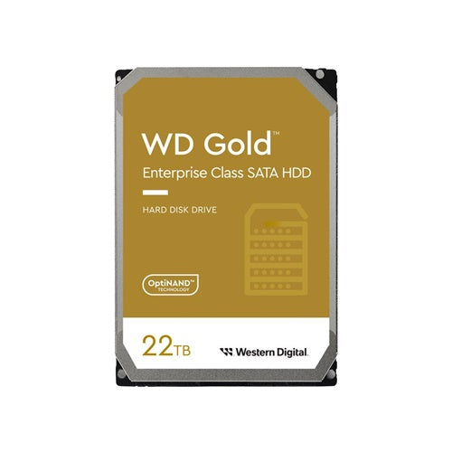 Vgradni HDD disk WD Gold Enterprise Class 22TB ,SATA 6 Gb/s, 3,5", zlata