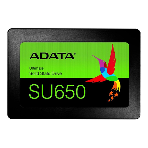 Ugrađeni SSD Adata Ultimate SU650 256 GB, SATA 6 GB/s, 2.5", čitanje 520 MB/s, pisanje 450 MB/s, crni