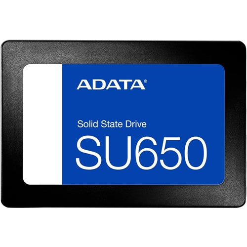 Vgradni SSD Adata Ultimate SU650 512 GB, SATA 6 GB/s, 2,5", branje 520 MB/s, pisanje 450 MB/s, črna