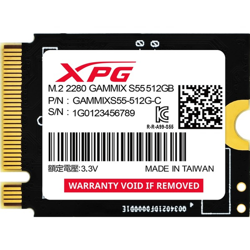 Vgradni SSD Adata XPG GAMMIX S55 512 GB (PCIe 4.0 x4, NVMe 1.4, M.2 2230)