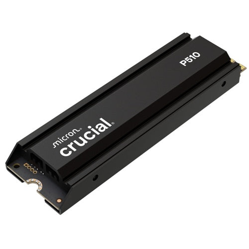 Vgradni SSD Crucial P510 2 TB s hladilnikom (črn, PCIe 5.0 x4, NVMe, M.2 2280)