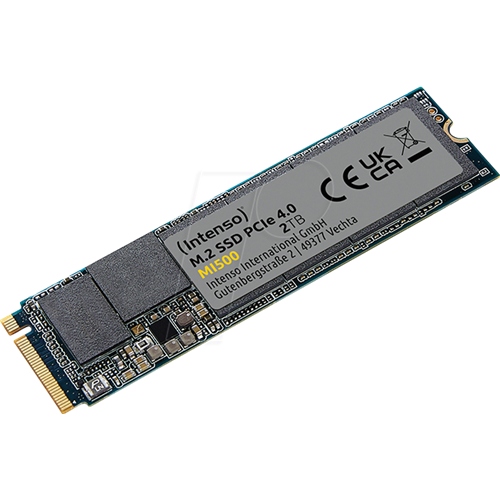 Vgradni SSD disk Intenso MI500 2 TB PCIe 4.0 x4, NVMe 1.4, M.2 2280