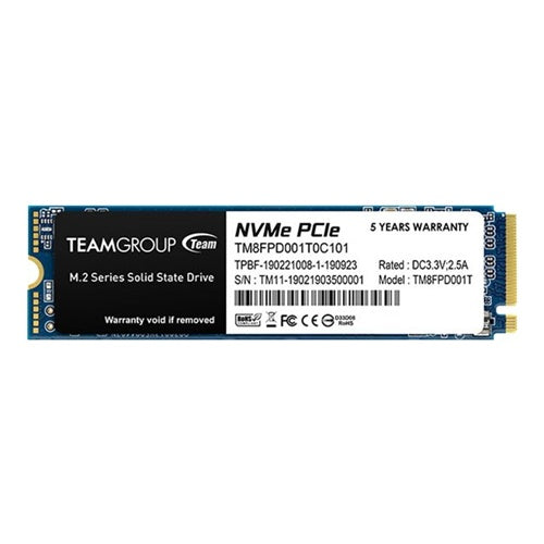 Vgradni SSD Team Group MP33 PRO 1 TB (PCIe 3.0 x4, NVMe 1.3, M.2 2280)