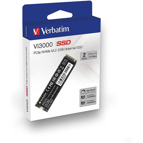 Vgradni SSD Verbatim Vi3000 2 TB (PCIe 3.0 x4, NVMe, M.2 2280)