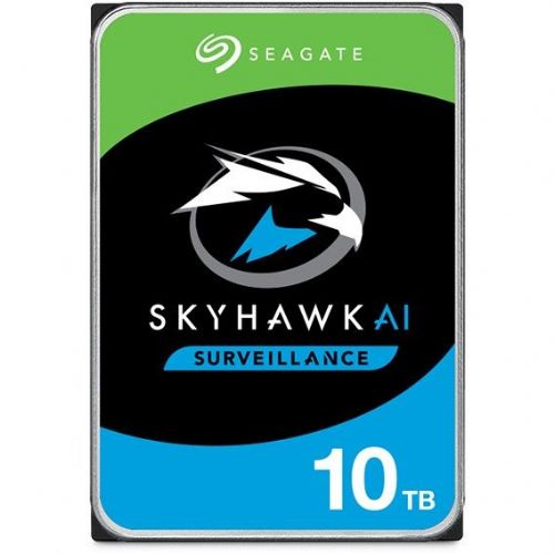Vgradni HDD disk Seagate SkyHawk AI 10 TB SATA 6 Gb/s, 256 MB predpomnilnika, 3,5", 7200 vrt./min