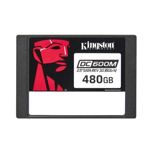Vgradni SSD disk Kingston DC600M 480 GB SATA 6 Gb/s, 2,5", branje 560 MB/s, pisanje 470 MB/s, črna