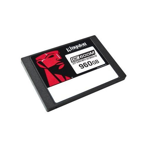 Vgradni SSD disk Kingston DC600M 960GB, Sata 6GB/s, 2,5", branje 560 MB/s, pisanje 530 MB/s, črna