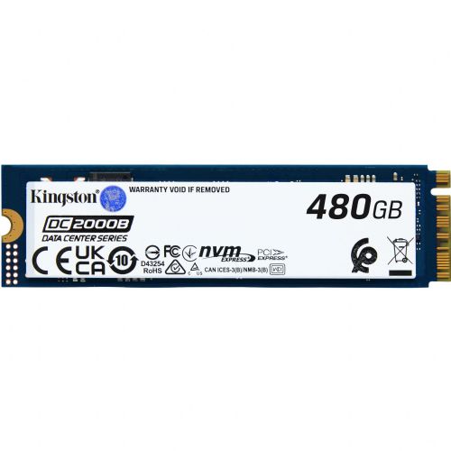 Kingston DC2000B 480 GB interni SSD (PCIe 4.0 x4, NVMe, M.2 2280)