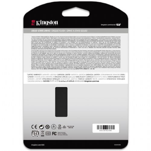 Kingston KC600 2048 GB, SATA 6 Gb/s, 2,5", interni SSD, čitanje 550 Mb/s, pisanje 520 Mb/s, crni