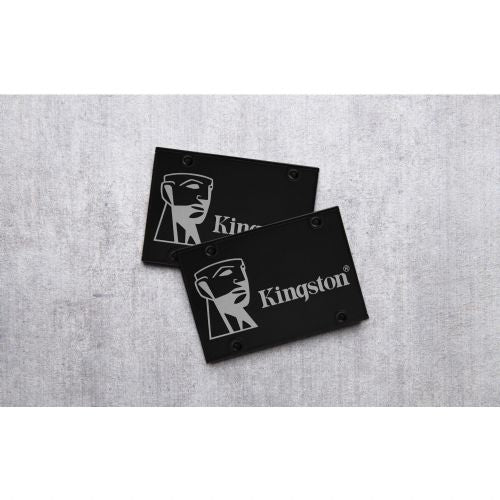 Kingston KC600 2048 GB, SATA 6 Gb/s, 2,5", interni SSD, čitanje 550 Mb/s, pisanje 520 Mb/s, crni