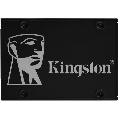 Kingston KC600 2048 GB, SATA 6 Gb/s, 2,5", interni SSD, čitanje 550 Mb/s, pisanje 520 Mb/s, crni