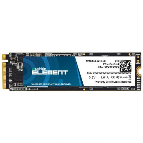 Vgradni SSD Mushkin Element 2 TB (PCIe 3.0 x4, NVMe 1.4, M.2 2280)