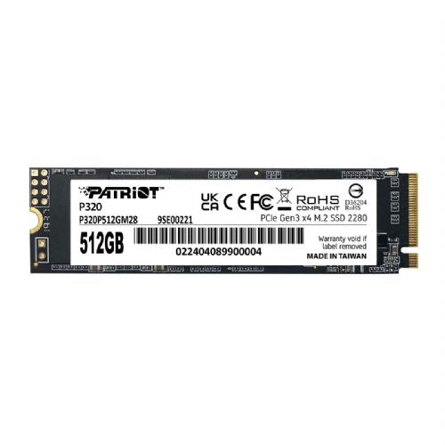 Vgradni SSD Patriot P320 512 GB (PCIe 3.0 x4, NVMe 1.3, M.2 2280)