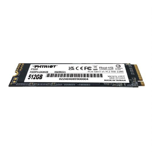 Vgradni SSD Patriot P320 512 GB (PCIe 3.0 x4, NVMe 1.3, M.2 2280)