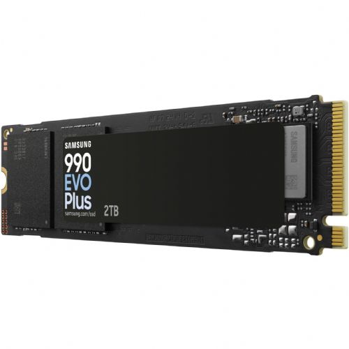 Vgradni SSD Samsung 990 EVO Plus 2 TB PCIe 4.0 x4 / 5.0 x2, NVMe 2, M.2 2280, 7.250 Mb/s branje, 6.300 Mb/s pisanje, črna