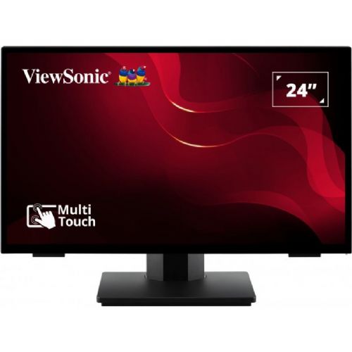 Monitor Viewsonic TD2465 61 cm (24"), 1920x1080 (FHD), osjetljiv na dodir, 16:9 HDMI/VGA/DP FHD