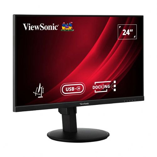 Monitor Viewsonic VG2409U-2, 80,5cm (23,8"), 1920 x 1080 FHD, 16:9, IPS, 350 cd/m2, 4ms, črna