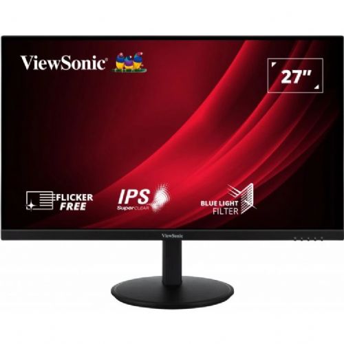Monitor ViewSonic VG2709-2K-MHD-2 68,6 cm (27"), 2560x1440 (QHD), IPS, 350 cd/m2, 16:9 4ms 100Hz HDR10 HDMI DP zvočnik Pivot Black