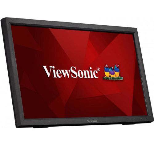 ViewSonic TD2223 monitor osjetljiv na dodir, 54,61 cm (21,5"), FHD (1920 x 1080), IR/TN, 5 ms, 75 Hz, 250 cd/m2, VGA, DVI-D, HDMI, USB, crni
