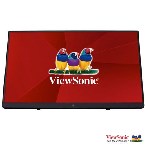 ViewSonic TD2230 monitor osjetljiv na dodir, 54,61 cm (21,5"), FHD (1920 x 1080), IPS, 5 ms, 200 cd/m2, 60 Hz, HDMI, USB, DisplayPort, VGA, crni